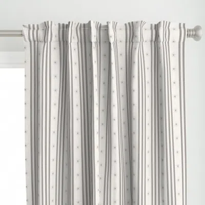 Spoonflower Stars And Stripes Sand Curtain Panel