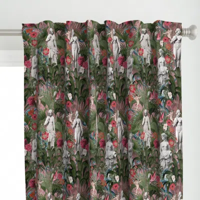 Spoonflower Statues Small Whimsy 4 Curtain Panel