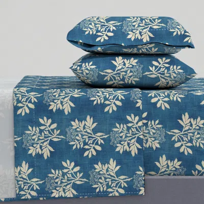 Spoonflower Stella West Spring City Queen Sheet Set