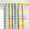 Spoonflower Stripes & Check Plaid Curtain Panel
