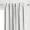 Spoonflower Subtle Fluid Wave Stripe Curtain Panel