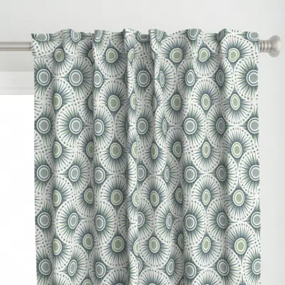 Spoonflower Sun Ogee Sunrise... Curtain Panel