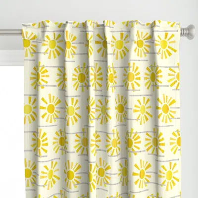 Spoonflower Sunny Days Are Coming - Curtain Panel