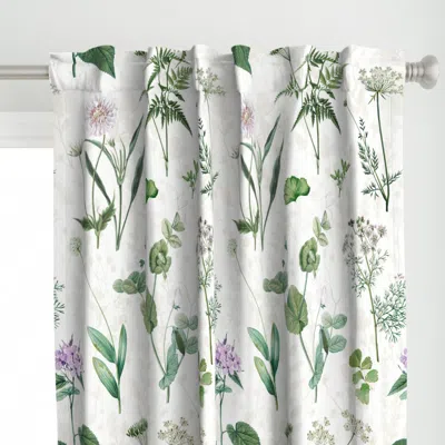 Spoonflower Swedish Midsummer Vibe Curtain Panel