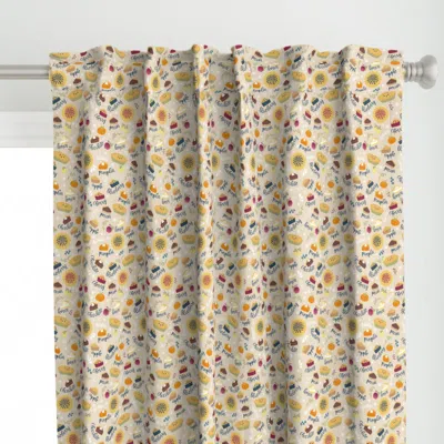 Spoonflower Sweetie Pies Curtain Panel