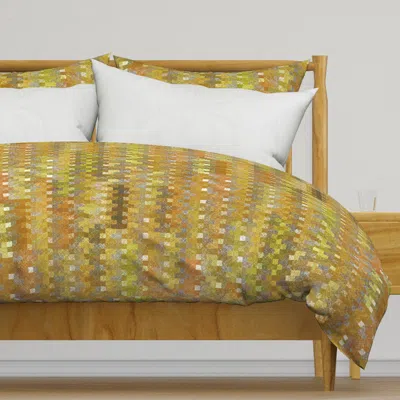 Spoonflower Switchbricks - Blaze Duvet Cover