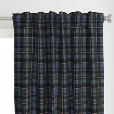 Spoonflower Tarnwood - Classic Grey Curtain Panel