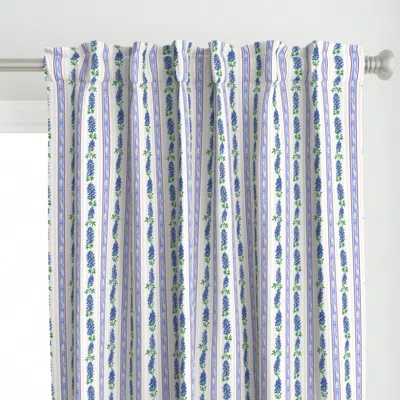 Spoonflower Texas Blue Bonnet Curtain Panel
