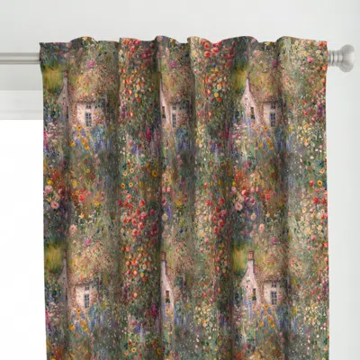 Spoonflower The Artist S Garden In Curtain Panel