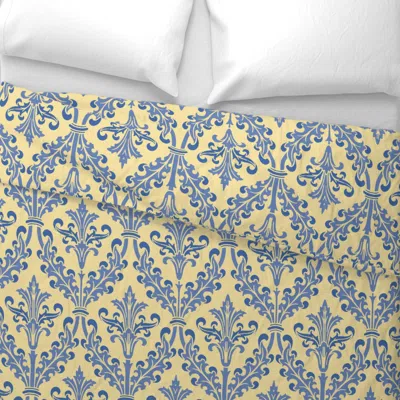 Spoonflower The Damask Divine Marylã Ne Wide Cotton Sateen 3.5 oz 26" X 20" Standard Knife Edge