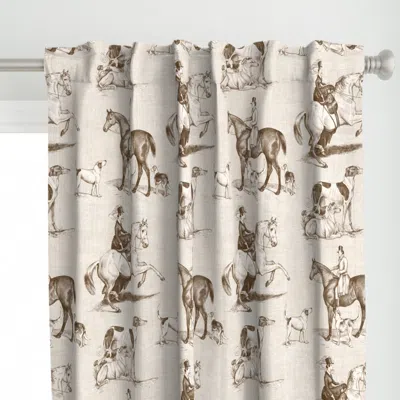 Spoonflower The Hunt - British Curtain Panel