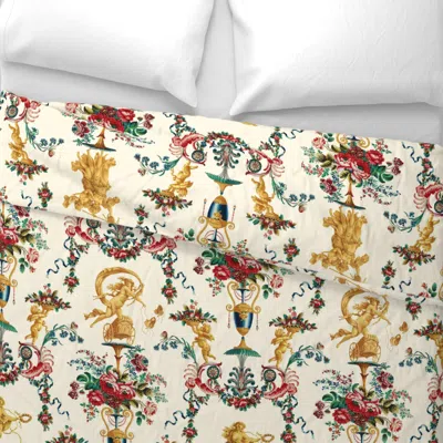 Spoonflower The Muses Arabesque Original Wide Cotton Sateen 3.5 oz 26" X 20" Standard Knife Edge