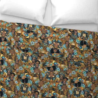 Spoonflower The Regal Queens Wide Cotton Sateen 3.5 oz 26" X 20" Standard Knife Edge