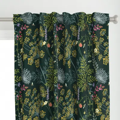 Spoonflower The Scent Of Wild Grasses Curtain Panel