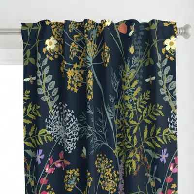 Spoonflower The Scent Of Wild Grasses Curtain Panel