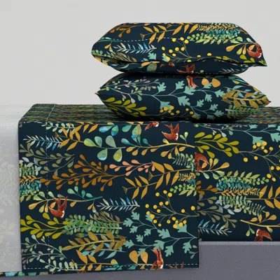 Spoonflower The Wild Garden Night King Sheet Set