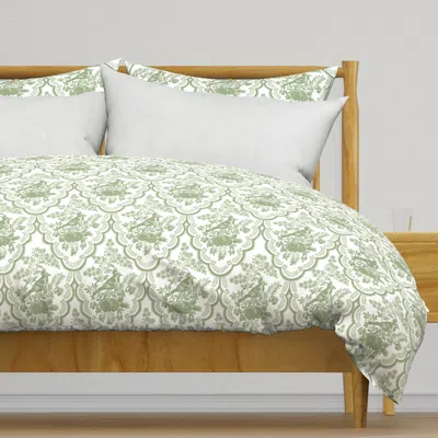 Spoonflower Theresa Basil Duvet Cover