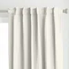 Spoonflower Ticking Stripe - Bone & Curtain Panel