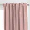 Spoonflower Ticking Stripe Candy Curtain Panel