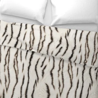 Spoonflower Tigris Blanche Wide Cotton Sateen 3.5 oz 26" X 20" Standard Knife Edge
