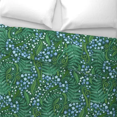 Spoonflower Timeless Memories Floriography Medium Scale Wide Cotton Sateen 3.5 oz 26" X 20" Standard Knife Edge