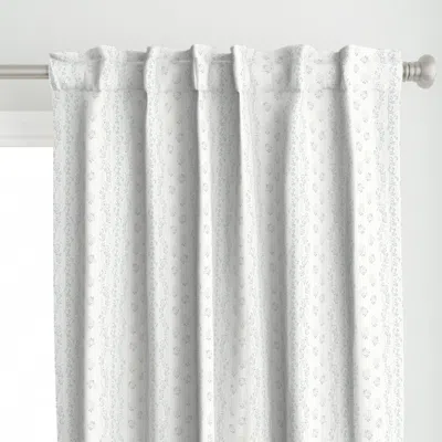 Spoonflower Tinsley Stripe Light Blue Curtain Panel