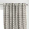 Spoonflower Tiny Houndstooth Check Curtain Panel