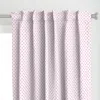 Spoonflower Tiny Palm Pink On White Curtain Panel