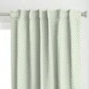 Spoonflower Tiny Palm White On Curtain Panel