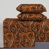 Spoonflower Tooled Leather King Sheet Set