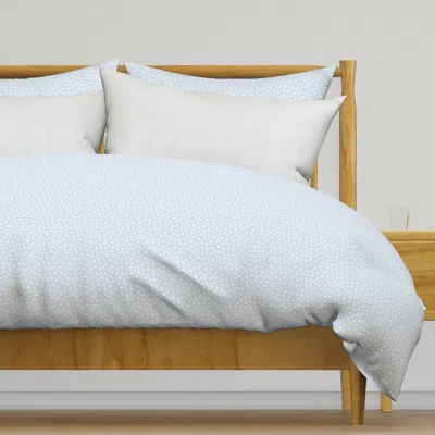 Spoonflower Tossed Polka Dot Mini Ice Melt Duvet Cover