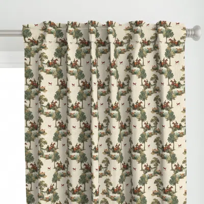 Spoonflower Traditional English Curtain Panel