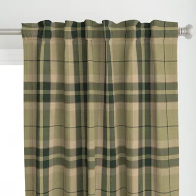 Spoonflower Traditional Farmhouse Curtain Panel