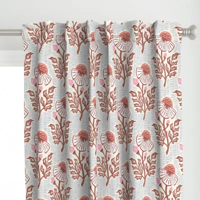 Spoonflower Traditional Handmade Curtain Panel