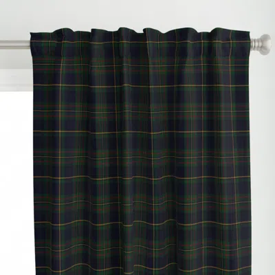 Spoonflower Traditional Tartan Plaid Curtain Panel