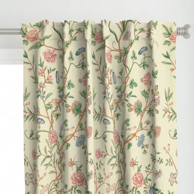 Spoonflower Tree Of Life Chintz Curtain Panel