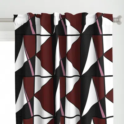 Spoonflower Triangles 26 Curtain Panel