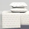 Spoonflower Triangles Medium Queen Sheet Set