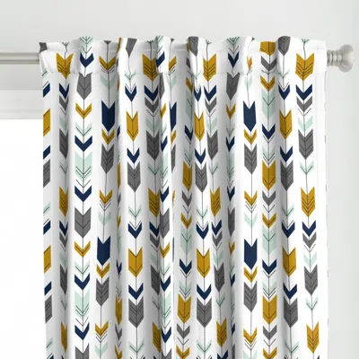 Spoonflower Tribal Arrow Curtain Panel