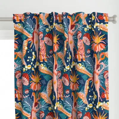 Spoonflower Tropical Blossom Dance - Curtain Panel