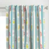 Spoonflower Tropical Fruit Paradise Curtain Panel