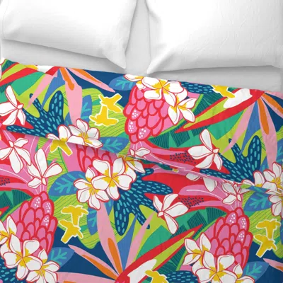 Spoonflower Tropical Large Wide Cotton Sateen 3.5 oz 26" X 20" Standard Knife Edge