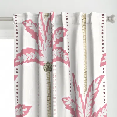 Spoonflower Tropical Palm Trees Palm Curtain Panel