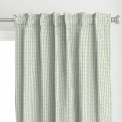 Spoonflower Tulip Ticking Stripe Curtain Panel