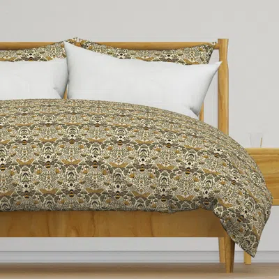 Spoonflower Updated Medium Scale Natural Duvet Cover