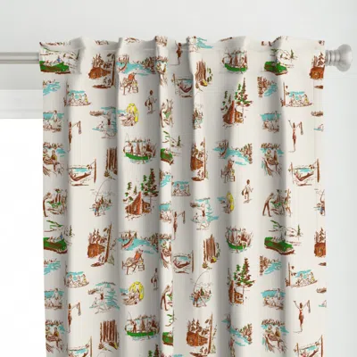 Spoonflower Vacation In Wonderful Curtain Panel