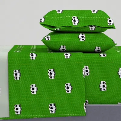 Spoonflower Valais Blacknose Sheep Queen Sheet Set