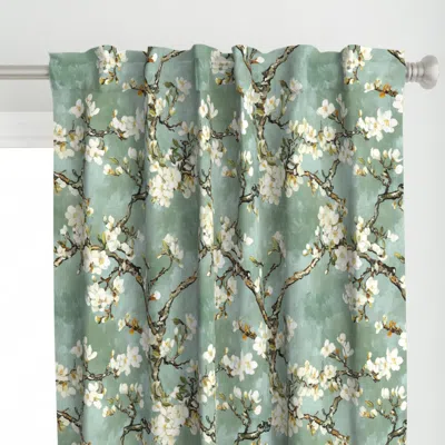 Spoonflower Van Gogh Almond Blossom Curtain Panel