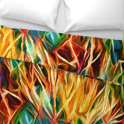 Spoonflower Venusian Flora Wide Cotton Sateen 3.5 oz 26" X 20" Standard Knife Edge