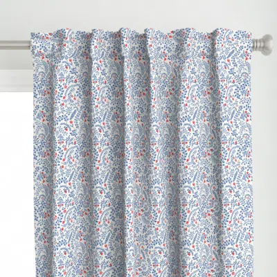 Spoonflower Veronica Americana On Curtain Panel